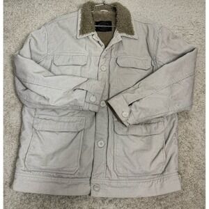 KIRRA Jacket Coat Mens‎ 2XL Corduroy Sherpa Lined Trucker Chore Grunge GORP Tan